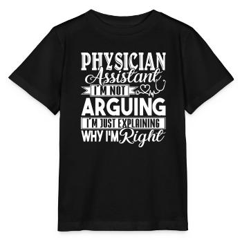 Physician Assistant Funny Physician Assistant - Stanley/Stella MINI CREATOR Kids’ T-Shirt - black - Front - Mikhail (115cm)