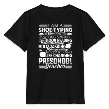 Preschool Teacher I Am A Preschool Teacher - Stanley/Stella MINI CREATOR Kids’ T-Shirt - black - Front - Mikhail (115cm)