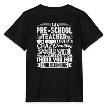 Preschool Teacher I am A Preschool Teacher - Stanley/Stella MINI CREATOR Kids’ T-Shirt - black - Front - Mikhail (115cm)
