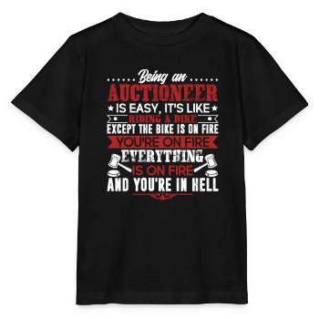 Auctioneer Being An Auctioneer Is Easy - Stanley/Stella MINI CREATOR Kids’ T-Shirt - black - Front - Mikhail (115cm)