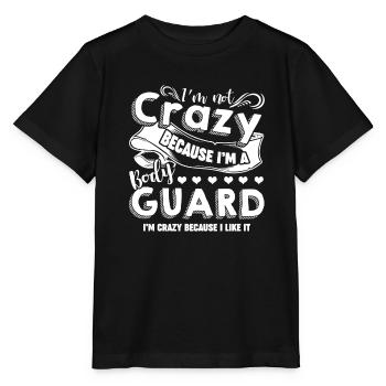 Bodyguard Love Being A Bodyguard - Stanley/Stella MINI CREATOR Kids’ T-Shirt - black - Front - Mikhail (115cm)