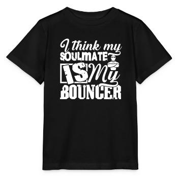 Bouncer Is My Soulmate - Stanley/Stella MINI CREATOR Kids’ T-Shirt - black - Front - Mikhail (115cm)