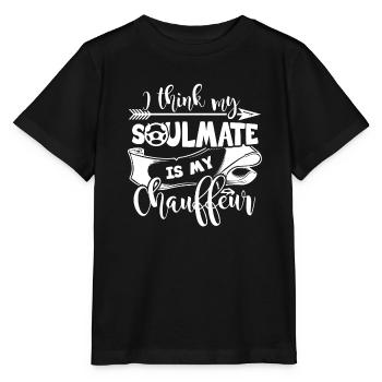 Chauffeur Is My Soulmate - Stanley/Stella MINI CREATOR Kids’ T-Shirt - black - Front - Mikhail (115cm)