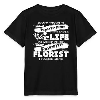 Florist Proud Florist Parent - Stanley/Stella MINI CREATOR Kids’ T-Shirt - black - Front - Mikhail (115cm)