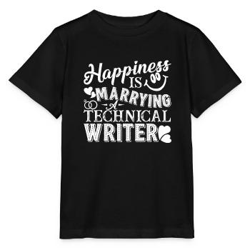 Technical Writer Marrying A Technical Writer - Stanley/Stella MINI CREATOR Kids’ T-Shirt - black - Front - Mikhail (115cm)