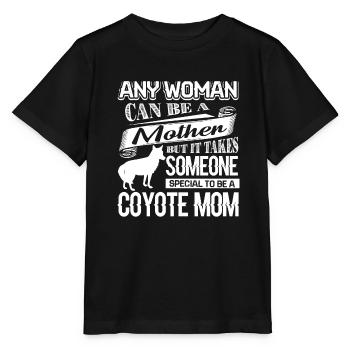 Coyote Proud To Be Coyote Mom - Stanley/Stella MINI CREATOR Kids’ T-Shirt - black - Front - Mikhail (115cm)