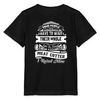 Meat Cutter Proud Meat Cutter Parent - Stanley/Stella MINI CREATOR Kids’ T-Shirt - black - Front - Mikhail (115cm)