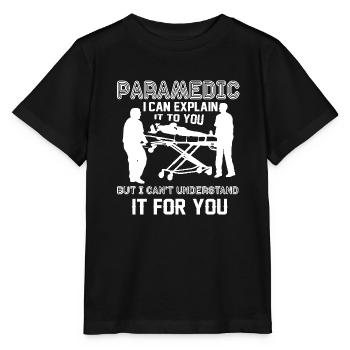 Paramedic Funny Paramedic - Stanley/Stella MINI CREATOR Kids’ T-Shirt - black - Front - Mikhail (115cm)