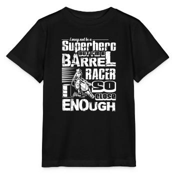 Barrel Racing I am A Barrel Racer - Stanley/Stella MINI CREATOR Kids’ T-Shirt - black - Front - Mikhail (115cm)