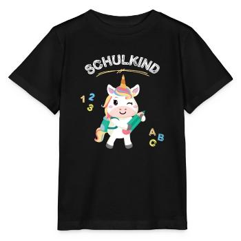 Schulkind Schule Schüler Schülerin Berufsschule - Stanley/Stella Kinder T-Shirt MINI CREATOR  - Schwarz - Vorne - Mikhail (115cm)