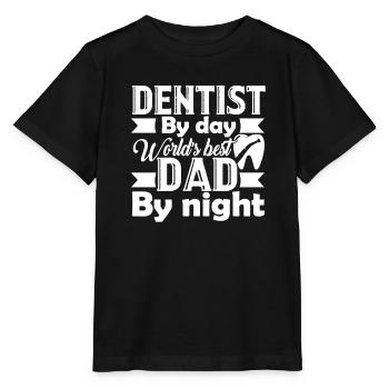 Dentist Dentist Dad - Stanley/Stella MINI CREATOR Kids’ T-Shirt - black - Front - Mikhail (115cm)