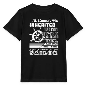 Sailor Forever The Title Sailor - Stanley/Stella MINI CREATOR Kids’ T-Shirt - black - Front - Mikhail (115cm)