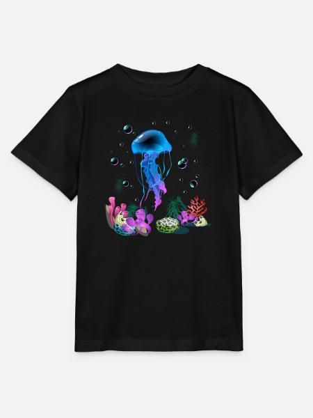 Urlaub Meer Sommer Meerestiere - Stanley/Stella Kinder T-Shirt MINI CREATOR - Schwarz