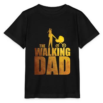 The walking dad - T-shirt bio MINI CREATOR Stanley/Stella Enfant - noir - Devant - Mikhail (115cm)