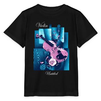 Geigen-Ästhetik - Stanley/Stella Kinder T-Shirt MINI CREATOR  - Schwarz - Vorne - Mikhail (115cm)