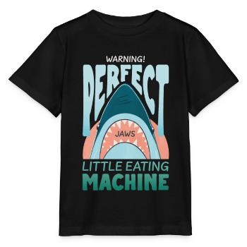 Jaws Perfect Little Eating Machine - Stanley/Stella MINI CREATOR Kids’ T-Shirt - black - Front - Mikhail (115cm)