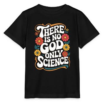 Atheism, Atheist, Anti-Religion, Agnostic - Stanley/Stella MINI CREATOR Kids’ T-Shirt - black - Front - Mikhail (115cm)
