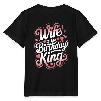 Frau Ehefrau Partnerin Familie Verheiratet - Stanley/Stella Kinder T-Shirt MINI CREATOR  - Schwarz - Vorne - Mikhail (115cm)