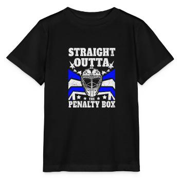 Hockey sur glace Hockey - Directement au banc des pénalités - T-shirt bio MINI CREATOR Stanley/Stella Enfant - noir - Devant - Mikhail (115cm)