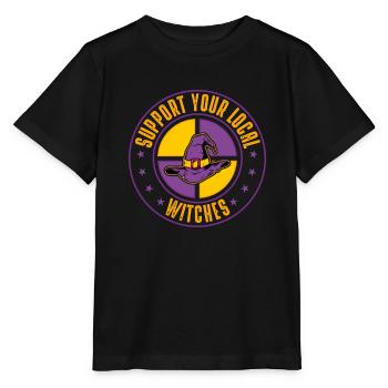 Witches - Stanley/Stella MINI CREATOR Kids’ T-Shirt - black - Front - Mikhail (115cm)