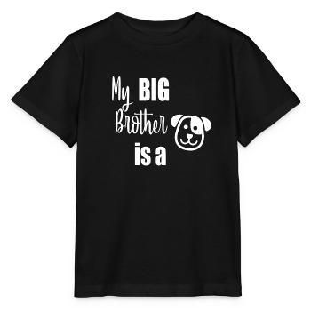 Chien bébé bébé enfant d'âge préscolaire Funny énonciations enfants - T-shirt bio MINI CREATOR Stanley/Stella Enfant - noir - Devant - Mikhail (115cm)
