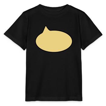 Ballon / / dessin animé / / dire / / déclaration - T-shirt bio MINI CREATOR Stanley/Stella Enfant - noir - Devant - Mikhail (115cm)