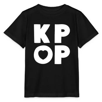 K-Pop Music Love - Stanley/Stella MINI CREATOR Kids’ T-Shirt - black - Front - Mikhail (115cm)