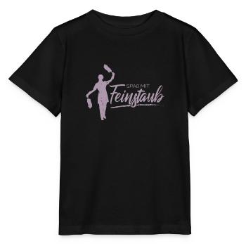 Spaß mit Feinstaub - Stanley/Stella Kinder T-Shirt MINI CREATOR  - Schwarz - Vorne - Mikhail (115cm)