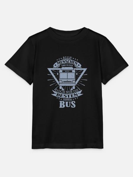 Busfahrer Geschenkideen - Stanley/Stella Kinder T-Shirt MINI CREATOR  - Schwarz