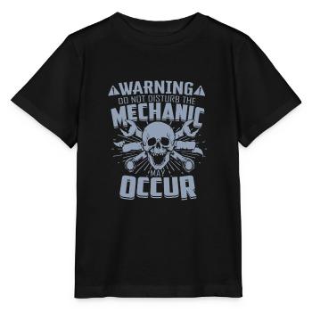 Störe nicht den Mechaniker Ernfthafte Verletzungen - Stanley/Stella Kinder T-Shirt MINI CREATOR  - Schwarz - Vorne - Mikhail (115cm)