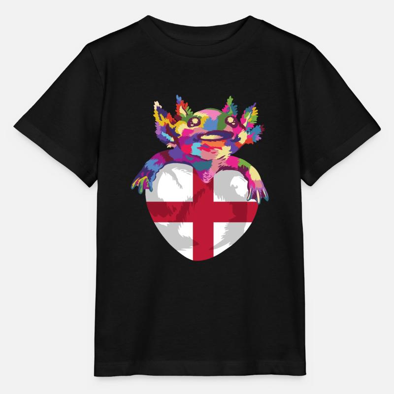 Drapeau d’Angleterre Vintage Drapeau Anglais Utilisé Look - T-shirt bio MINI CREATOR Stanley/Stella Enfant - noir