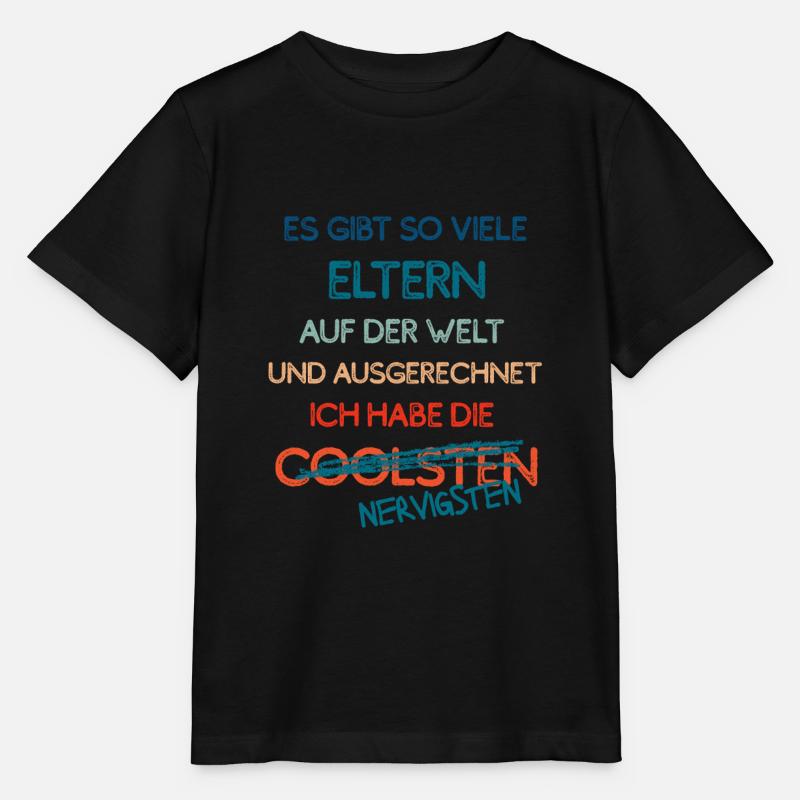 Eltern-Fanshirt Pubertätsedition - Stanley/Stella Kinder T-Shirt MINI CREATOR - Schwarz