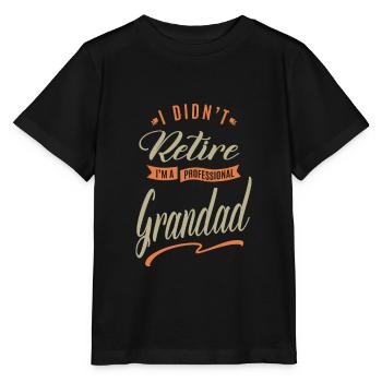 Professional Grandad - Stanley/Stella MINI CREATOR Kids’ T-Shirt - black - Front - Mikhail (115cm)