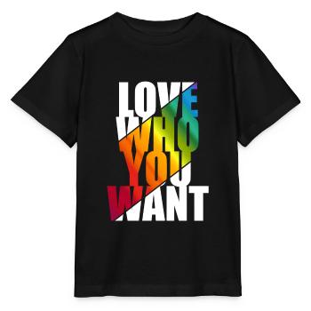 Gay Pride - T-shirt bio MINI CREATOR Stanley/Stella Enfant - noir - Devant - Mikhail (115cm)