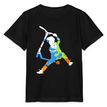 freestyle scooter - Stanley/Stella MINI CREATOR Kids’ T-Shirt - black - Front - Mikhail (115cm)