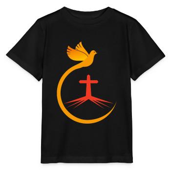 Kirche Katholisch Bibel Glaube Jesus Gott Christen - Stanley/Stella Kinder T-Shirt MINI CREATOR  - Schwarz - Vorne - Mikhail (115cm)