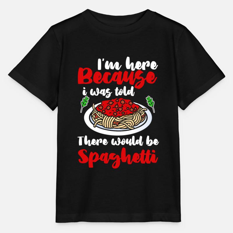 Spaghetti - Stanley/Stella Kinder T-Shirt MINI CREATOR  - Schwarz