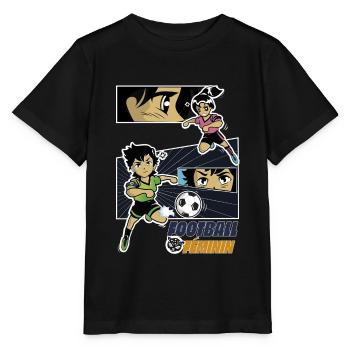 Frauenfußball - Stanley/Stella Kinder T-Shirt MINI CREATOR  - Schwarz - Vorne - Mikhail (115cm)