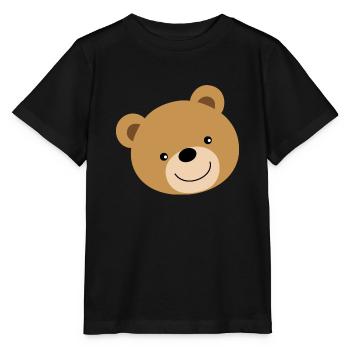 Teddy Bear Bear - Stanley/Stella MINI CREATOR Kids’ T-Shirt - black - Front - Mikhail (115cm)