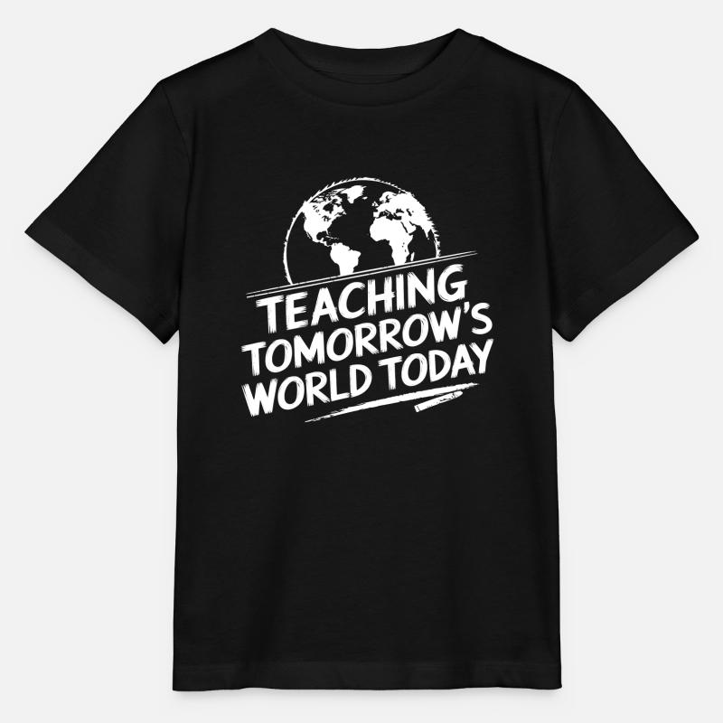 Globus Design für Lehrer & Pädagogen - Stanley/Stella Kinder T-Shirt MINI CREATOR  - Schwarz