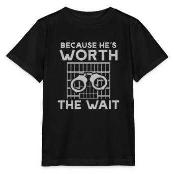 Boyfriend or Husband In Jail Prison - Stanley/Stella MINI CREATOR Kids’ T-Shirt - black - Front - Mikhail (115cm)
