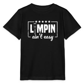 Funny Broken Leg Limping Crutches - Stanley/Stella MINI CREATOR Kids’ T-Shirt - black - Front - Mikhail (115cm)