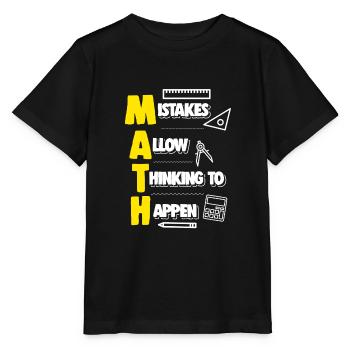 Mathelehrer Bekleidung - Stanley/Stella Kinder T-Shirt MINI CREATOR  - Schwarz - Vorne - Mikhail (115cm)