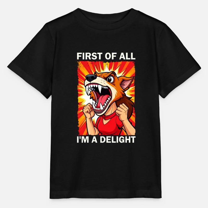 Tout d’abord, je suis un délice - T-shirt bio MINI CREATOR Stanley/Stella Enfant - noir