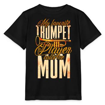 Trompette Mère Cuivres Musique - T-shirt bio MINI CREATOR Stanley/Stella Enfant - noir - Devant - Mikhail (115cm)