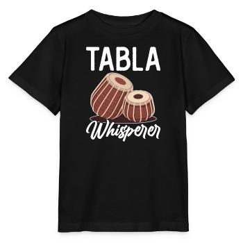 Tabla Whisperer - T-shirt bio MINI CREATOR Stanley/Stella Enfant - noir - Devant - Mikhail (115cm)