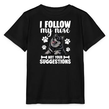 I follow my nose, not your suggestions - Stanley/Stella MINI CREATOR Kids’ T-Shirt - black - Front - Mikhail (115cm)