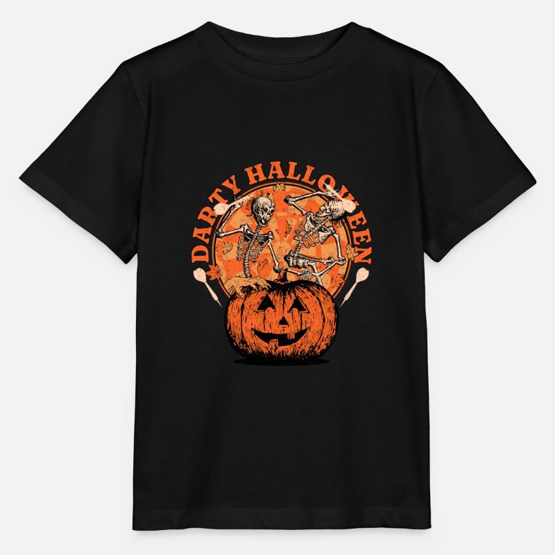 Halloween Skeletons darty halloween - Stanley/Stella Kinder T-Shirt MINI CREATOR - Schwarz