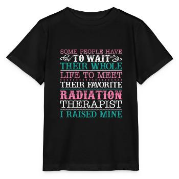 Stolze Strahlung Therapeut Eltern Shirts - Stanley/Stella Kinder T-Shirt MINI CREATOR  - Schwarz - Vorne - Mikhail (115cm)