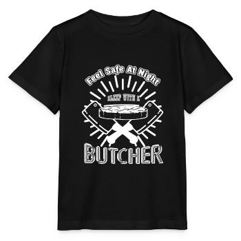 Metzger schlafen mit einem Metzger - Stanley/Stella Kinder T-Shirt MINI CREATOR  - Schwarz - Vorne - Mikhail (115cm)